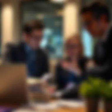 Collaboration Among Tax Professionals Tax professionals collaborating using technology