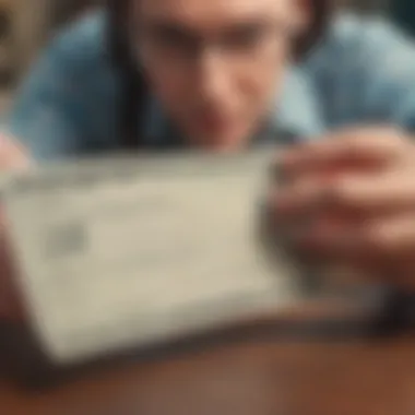 Cashing a Check with Expired ID Expired ID alongside a check
