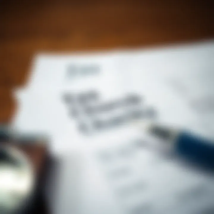 Tax Documentation for Church Charity A close-up of tax documents related to church charity