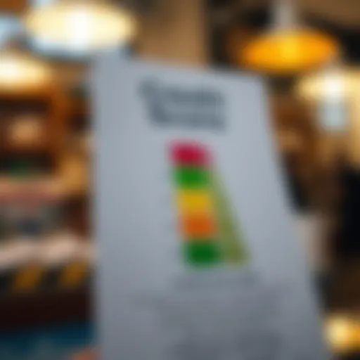 Understanding Credit Score Ranges Visual representation of a credit score scale