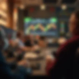 Visual representation of options trading concepts