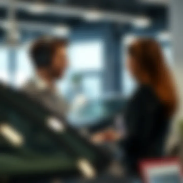 Exceptional Customer Service at Hiscox Customer service representative assisting a client