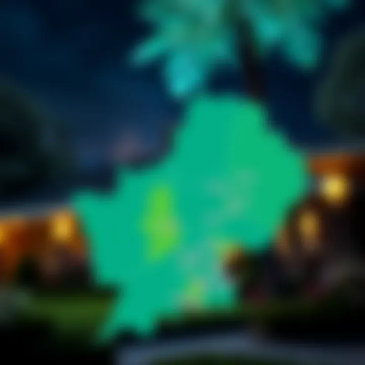 Regional Variations in Home Insurance Pricing Map highlighting regional variations in home insurance costs