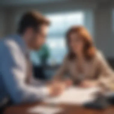 Financial Guidance for Investment Choices A financial advisor reviewing investment options with a client
