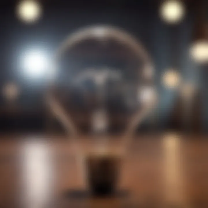 A light bulb symbolizing innovative thinking