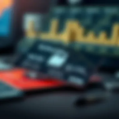 Key Security Features of Debit Cards Illustration depicting security features of debit cards