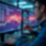 Analyzing Financial Data A professional analyzing financial data on a computer screen