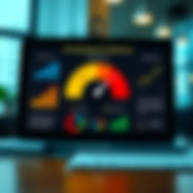 A visual representation of credit score importance illustrated with graphs