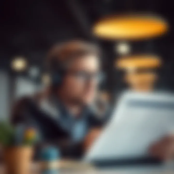 Analyzing Career Opportunities Individual analyzing career opportunities with educational benefits