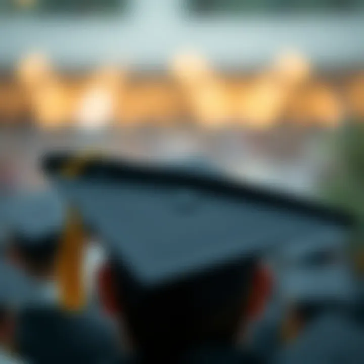 Symbol of Educational Success Graduation cap symbolizing educational achievement