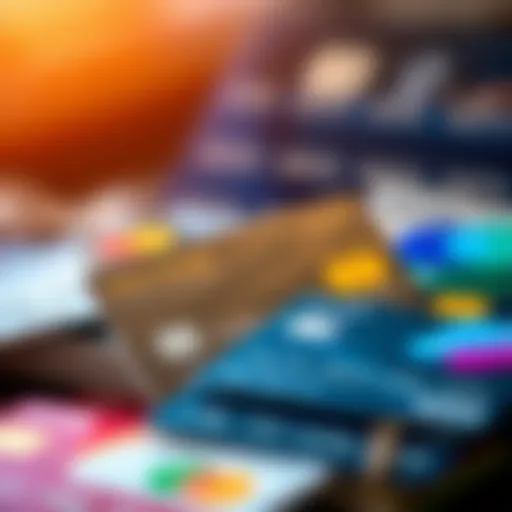 Diverse credit cards showcasing options
