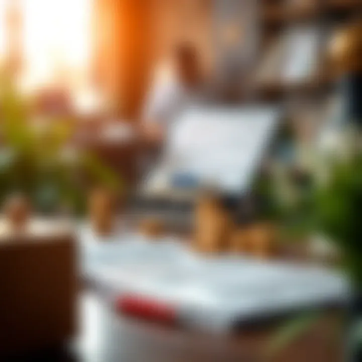 Enhancing Financial Literacy through EINs and W-2 Forms Illustration depicting financial literacy and tax understanding