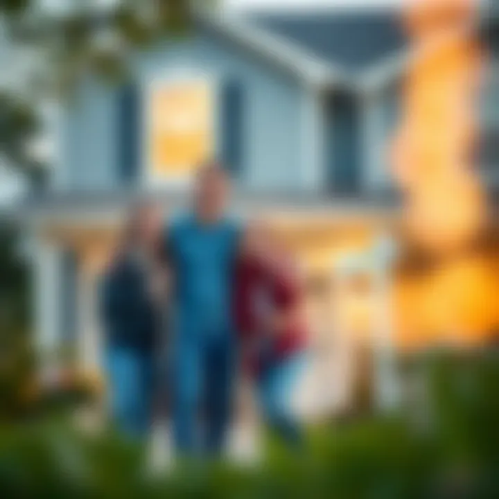 The Joy of Homeownership Through VA Financing Happy family in front of their new home with a VA loan