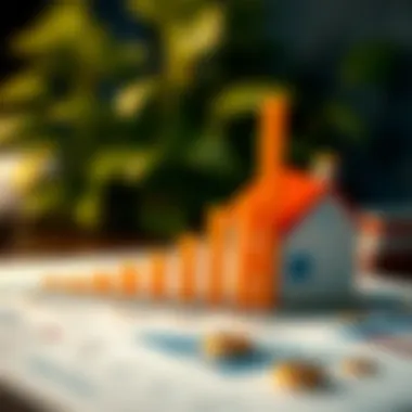 Investment Property Performance vs. Interest Rates Graph showcasing investment property performance against interest rates