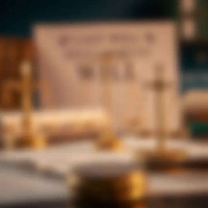 Legal Framework of Wills Legal symbols representing the law and testament