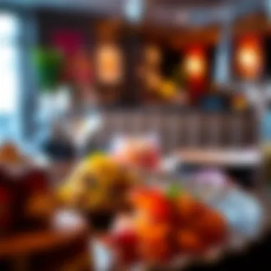 Gourmet Culinary Delights A close-up of gourmet dishes that enhance the dining experience