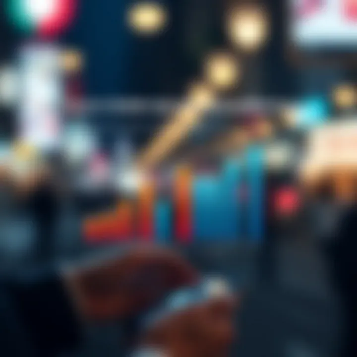 Chart showing trends in mobile advertising revenue