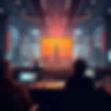 Conceptual illustration of online funding platforms