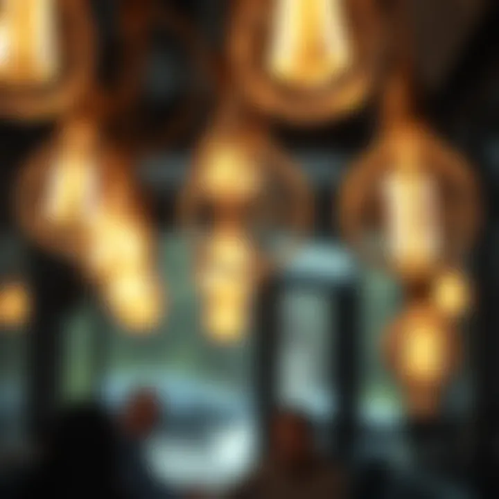 Diverse Startup Innovations Diverse startup ideas represented through lightbulbs