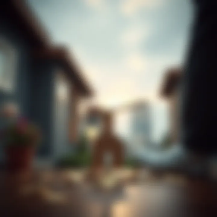 Illustration of balancing existing mortgage responsibilities with new loan commitments