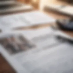 A diverse collection of insurance policy documents on a desk