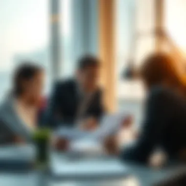 Strategic Tax Planning Strategic planning meeting with documents