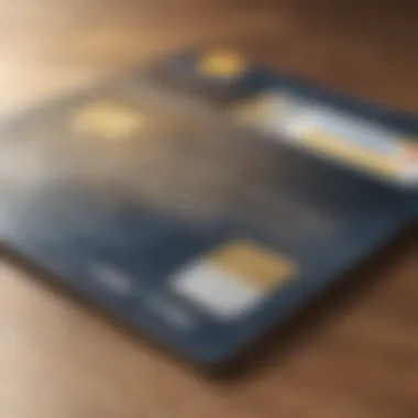 A detailed view of an RBC balance transfer credit card showcasing its features.