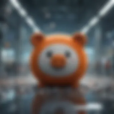 The Power of Reddit in Shaping Stock Trends Illustration of Reddit's influence on stock trends