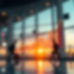 Graph showing airfare pricing trends