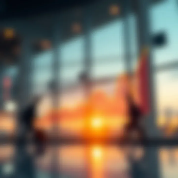 Graph showing airfare pricing trends