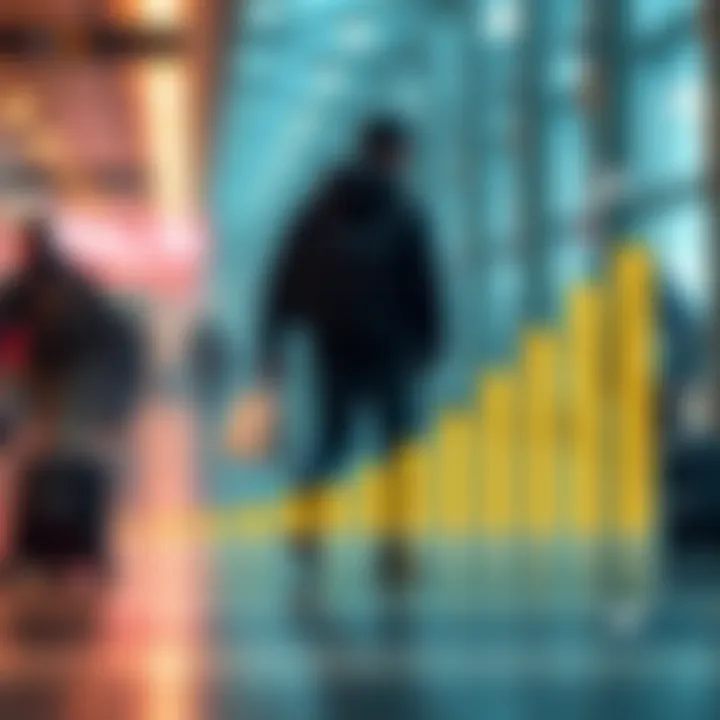 Seasonal demand chart for flights