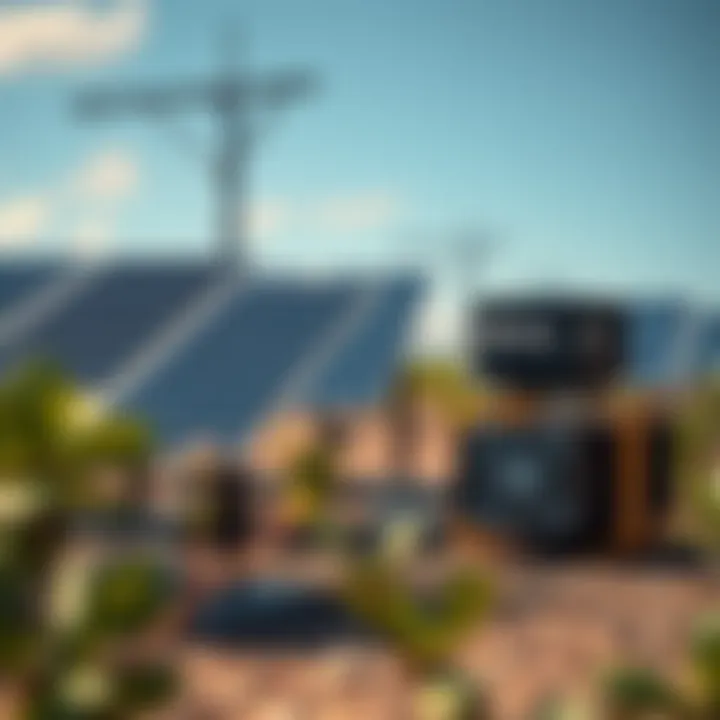 Sustainable ASIC Mining with Solar Energy Solar panels powering ASIC miners in a sustainable setup