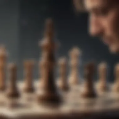 A strategic chessboard symbolizing investment strategies.