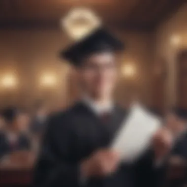 Graduate holding a diploma in finance