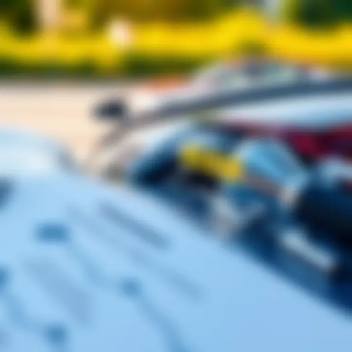 Risk Evaluation in Car Insurance A close-up of a car damage assessment, highlighting the importance of risk evaluation.