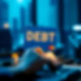 Understanding Debt Transfers Illustration showing the concept of transferring debt