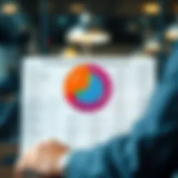 A detailed chart showing various costs associated with business plan development