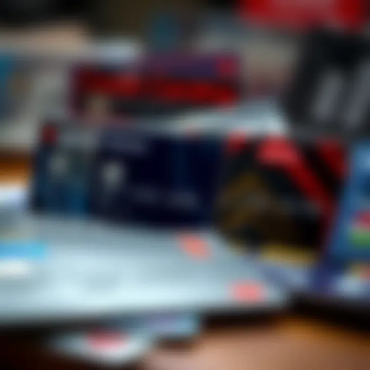 Diverse Credit Card Types A visual representation of various credit card types and their features