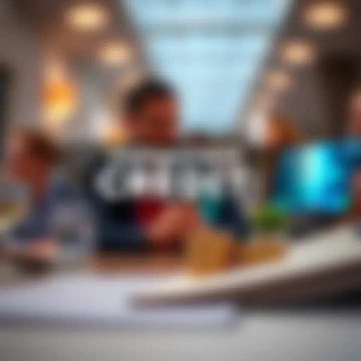 Infographic showcasing components affecting credit scores