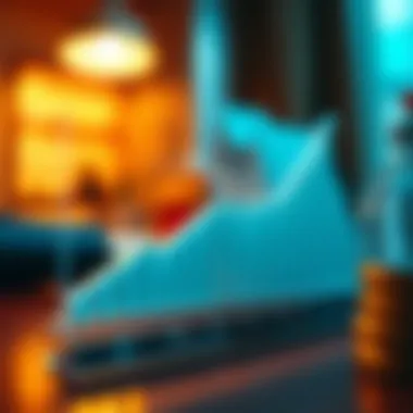 Graph showing improvement in credit score over time