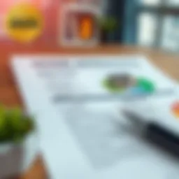 A detailed view of a home appraisal report highlighting the key elements.