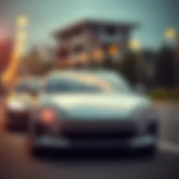 Illustration depicting various types of car loans available in the market.