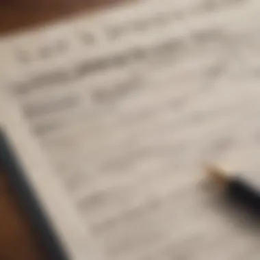 A close-up of a loan application form with a pen