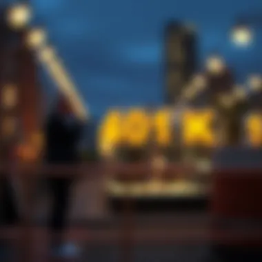 Strategic Planning for 401(k) Withdrawals Illustration of strategic planning for retirement funds