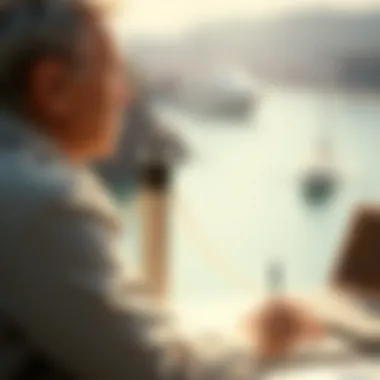 Conceptual illustration of 401(k) retirement planning