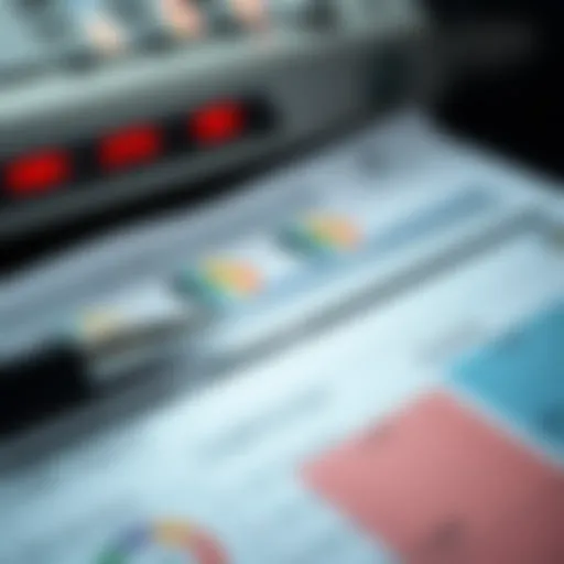 A close-up of a credit report displaying various scores and metrics.